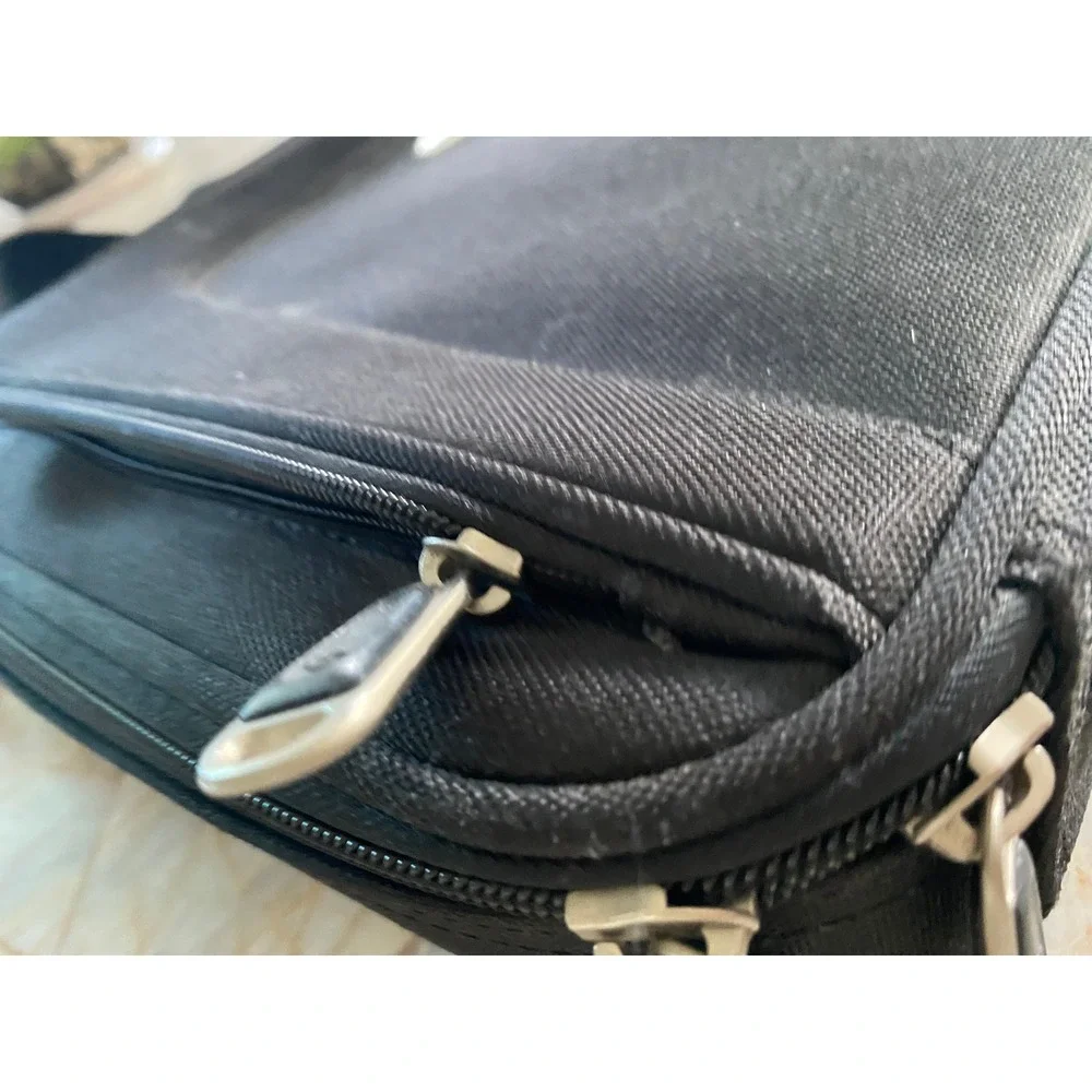 Samsonite Black Ballistic Nylon Laptop Messenger Bag Briefcase Travel Commuter